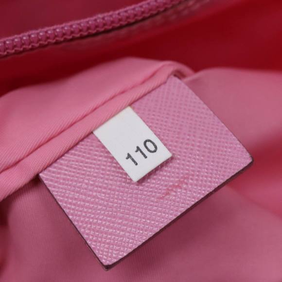 PRADA Hand Bag Nylon Pink Auth yk11651 - Picture 12 of 16